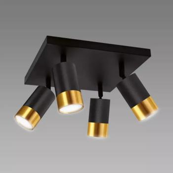 Lámpa PUZON SPT GU10 4D BLACK/GOLD 04129 LS4 kép