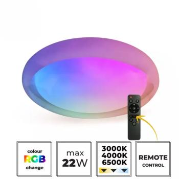 Lámpa RIVET LED 22W 66945 CCT+RGB PL1 kép