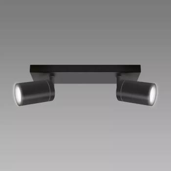 Lámpa TENOR GU10 2L BLACK 04071 IP44 LS2 kép