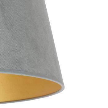 Lámpabúra Cone, magasság 22,5 cm, mentazöld/arany kép