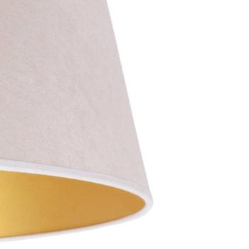 Lámpabúra Cone magasság 25,5 cm, ecru/arany kép