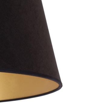 Lámpabúra Cone magasság 25,5 cm, fekete/arany kép