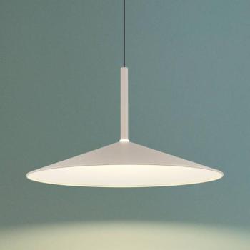 Lampone LED lógó lámpa, homokszínű, Ø 47 cm, fém, Soft-Lift kép