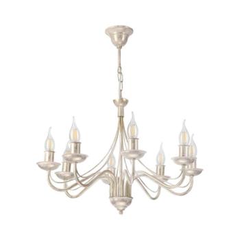 Láncos csillár ANTON 8xE14/60W/230V fehér patinás LM-8.294/BIAŁA PATYNA kép