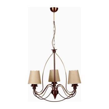 Láncos csillár CLASSIC 3xE14/40W/230V bronz/bézs 846STL1467 kép