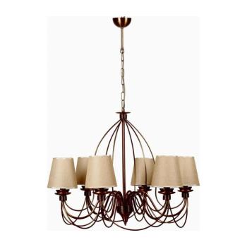 Láncos csillár CLASSIC 6xE14/40W/230V bronz/bézs 846STL1470 kép