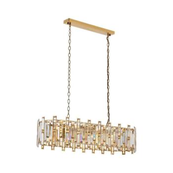 Láncos csillár CRYSTALLINE 13xE14/40W/230V aranyszínű 301AUR1283 kép