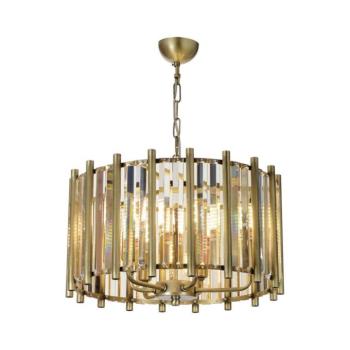 Láncos csillár CRYSTALLINE 6xE14/40W/230V sárgaréz 301AUR1214 kép