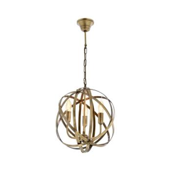 Láncos csillár IRONBALL 3xE27/40W/230V arany 683AVN1393 kép