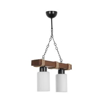 Láncos csillár JASMIN 2xE27/40W/230V barna/fehér 534LUN3373 kép
