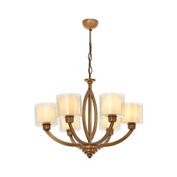 Láncos csillár LAHORE 6xE27/40W/230V bronzszínű 301AUR1306 kép