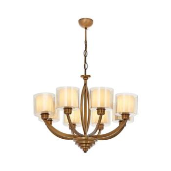 Láncos csillár LAHORE 8xE27/40W/230V bronzszínű 301AUR1307 kép