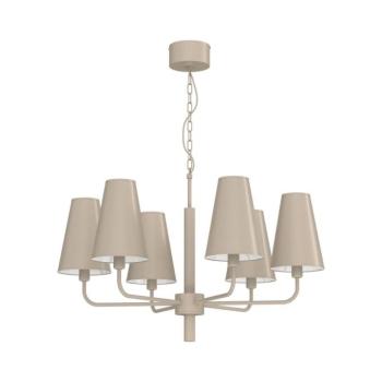 Láncos csillár TORTOLA 6xE14/15W/230V bézs 3669 kép