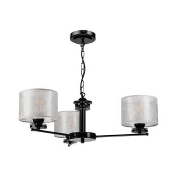 Láncra akasztható ROSA csillár 3xE27/60W/230V, fekete/szürke LM-3.8/CZARNY kép