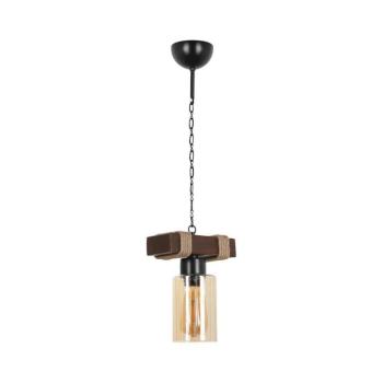 Láncra szerelt csillár JASMIN 1xE27/40W/230V barna/bézs 534LUN3368 kép