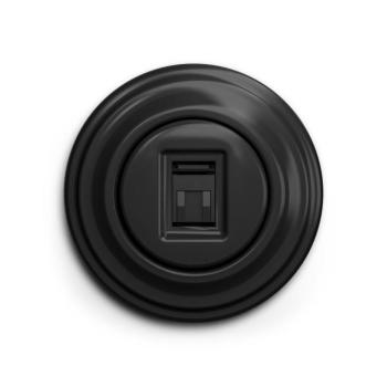 lap - Retro adat aljzat kerettel, fekete KA0016+KA0070 kép