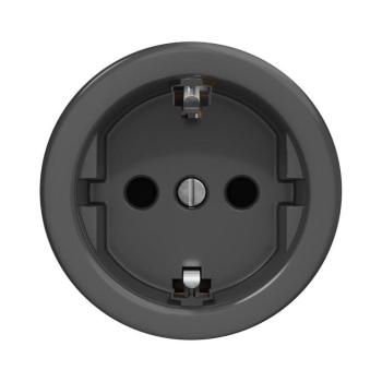 lap - Retro fali aljzat keret nélkül SCHUKO 230V/16A antracit A/ZS kép