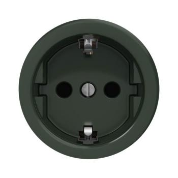 lap - Retro keret nélküli fali SCHUKO aljzat 230V/16A zöld Z/ZS kép