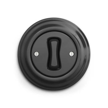 lap - Retro nyomógomb antracit kerettel KA0043+KA0100 kép