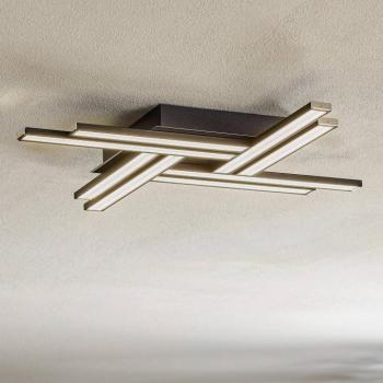 Largo LED mennyezeti lámpa nyolc izzós fekete kép