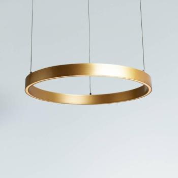 Layla LED lógó lámpa, arany, Ø 64 cm CCT, magasságállítható kép