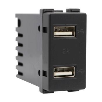 LECCE USB ALJZAT DUPLA ANTRACIT kép