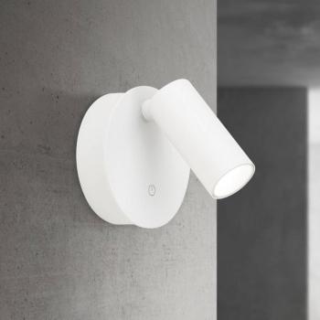 LED-akkumulátoros fali lámpa Luxy, fehér, alumínium, CCT, fényerőszabályozó kép