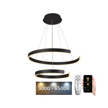 LED állítható fényerejű csillár kábellel LED/120W/230V 3000-6500K + DO J4328/B kép