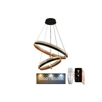 LED állítható fényerejű csillár kábellel LED/140W/230V 3000-6500K + DO J4334/B kép