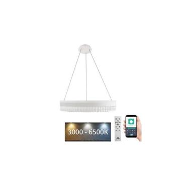 LED állítható fényerejű csillár kábellel LED/80W/230V 3000-6500K fehér + DO TA2302/W kép