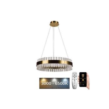 LED állítható fényerejű kristály csillár kábellel LED/40W/230V + DO J6301/C kép
