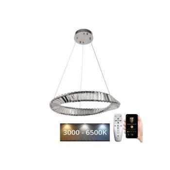 LED állítható fényerejű kristály csillár kábellel LED/40W/230V + DO J6349/CH kép
