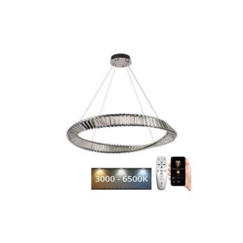 LED állítható fényerejű kristály csillár kábellel LED/50W/230V + DO J6350/CH