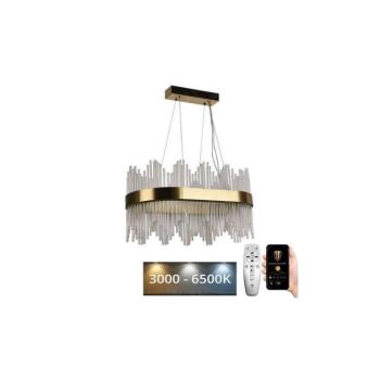 LED állítható fényerejű kristály csillár kábellel LED/70W/230V + DO J6315/C kép