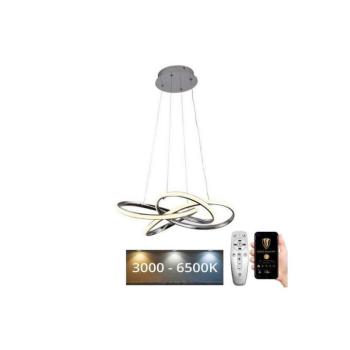 LED állítható fényerőjű függeszték LED/65W/230V 3000-6500K szürke + DO J4332/CH kép