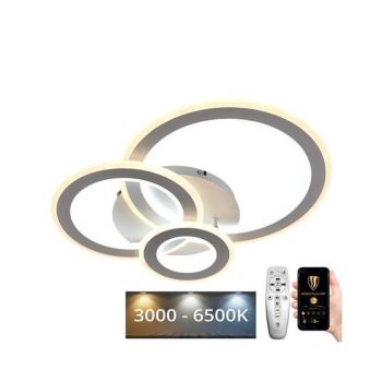 LED állítható mennyezeti lámpa LED/90W/230V 3000-6500K + távirányító J1300/W kép