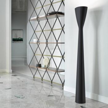 LED álló lámpa Carrara halványabb, fekete kép