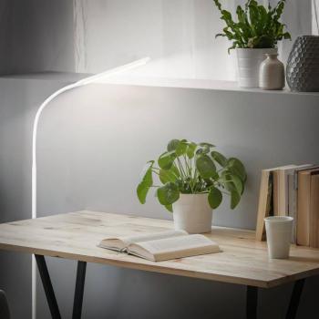 LED álló lámpa Mura, fehér, magasság 170 cm, fém, érintésérzékeny dimmer kép