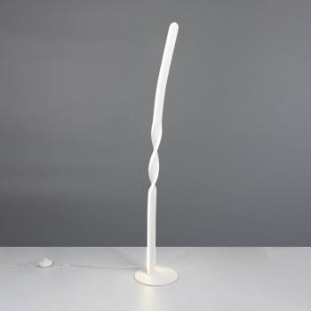 LED álló világítás Ginko, matt fehér, fém, magasság 110 cm kép