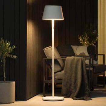 LED álló világítás Pomezia kültéri, USB, fehér kép