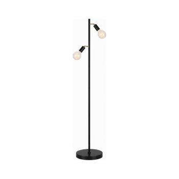 LED állólámpa 2xE27/7W/230V 2000K fekete/arany 9A21982