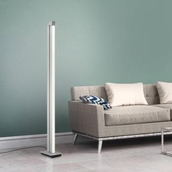 LED állólámpa PURE Lines, ezüst, távirányítóval, 140 cm kép