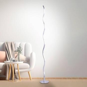 LED állólámpa Wave 3,000K 120cm acél kép