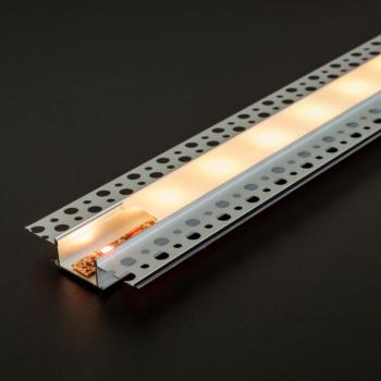 LED aluminium profil sín – vakolható, gipszkartonba süllyeszthető – 1000 x 61 x 13 mm kép