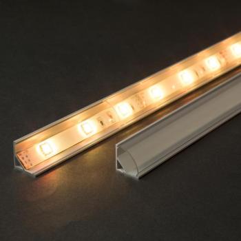 LED alumínium profil takaró búra kép