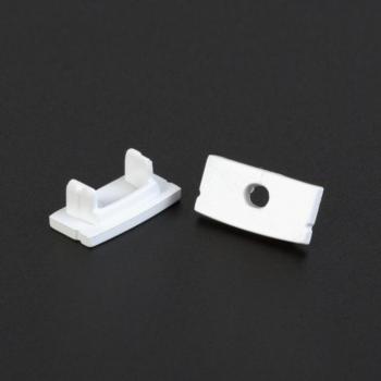 LED aluminium profil végzáró (41010hez) – 2 db – fehér kép