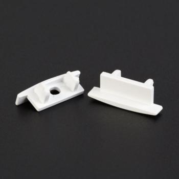 LED aluminium profil végzáró (41011hez) – 2 db – fehér kép