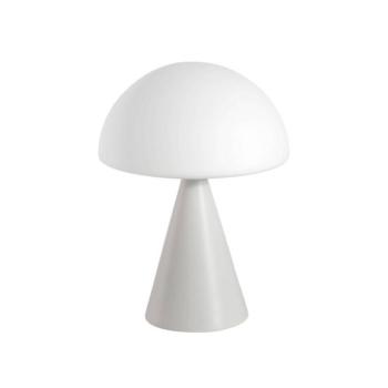LED asztali lámpa Blip, fehér, üveg, CCT, érintésérzékeny dimmer kép