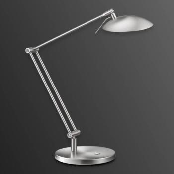 LED asztali lámpa Coira, matt nikkel kép