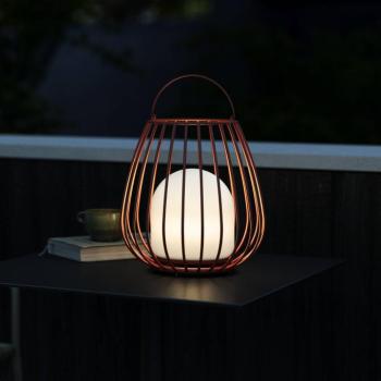 LED asztali lámpa Jim To-Go, kültér, piros kép